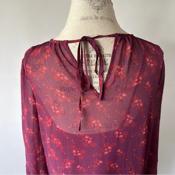 Boho Senlis Midi Floral Dress Small - Picture 7 of 16